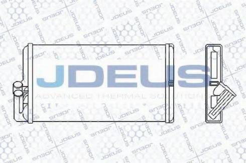 Jdeus 217M06 - Теплообменник, отопление салона autosila-amz.com