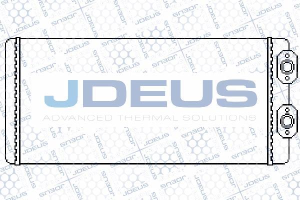 Jdeus 231M03 - Теплообменник, отопление салона autosila-amz.com