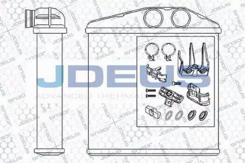 Jdeus 220M47A - Теплообменник, отопление салона autosila-amz.com