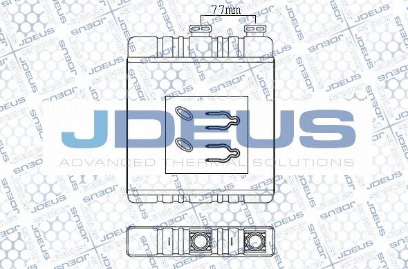 Jdeus 220M30 - Теплообменник, отопление салона autosila-amz.com