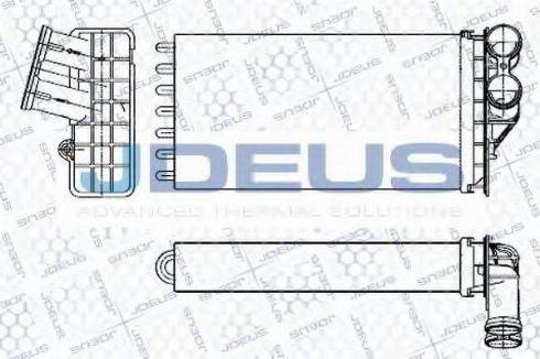 Jdeus 221M49 - Теплообменник, отопление салона autosila-amz.com