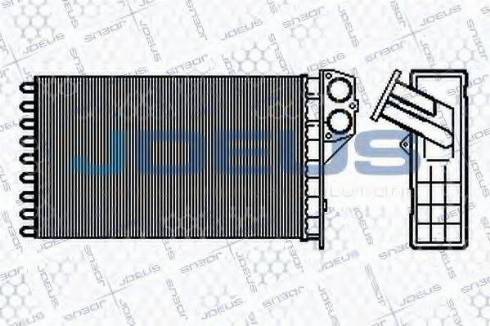 Jdeus 221M48 - Теплообменник, отопление салона autosila-amz.com