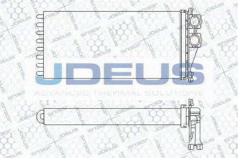 Jdeus 221M42 - Теплообменник, отопление салона autosila-amz.com