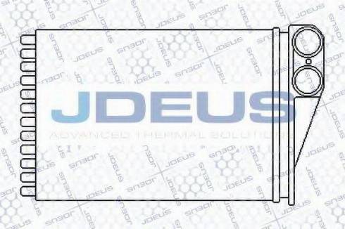 Jdeus 221M38 - Теплообменник, отопление салона autosila-amz.com