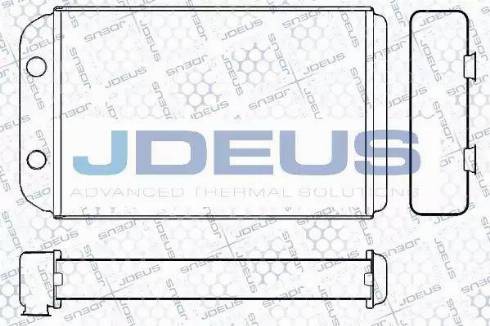 Jdeus 228M30 - Теплообменник, отопление салона autosila-amz.com