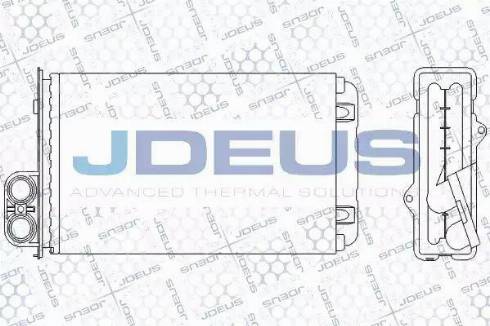 Jdeus 223M57 - Теплообменник, отопление салона autosila-amz.com