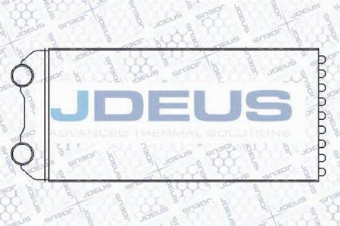 Jdeus 223M28 - Теплообменник, отопление салона autosila-amz.com
