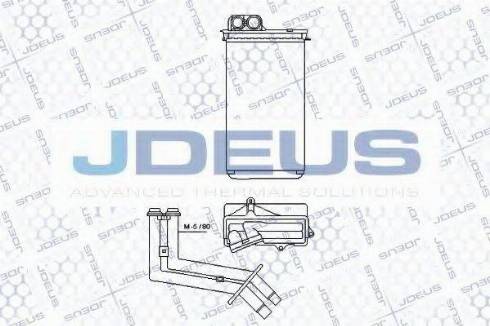 Jdeus 223M27 - Теплообменник, отопление салона autosila-amz.com