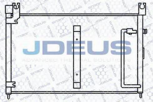 Jdeus 742M04 - Конденсатор кондиционера autosila-amz.com