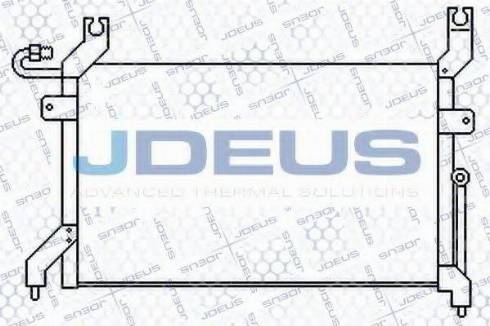 Jdeus 742M06 - Конденсатор кондиционера autosila-amz.com