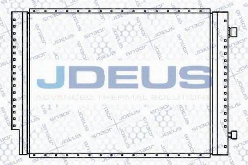 Jdeus 742M08 - Конденсатор кондиционера autosila-amz.com