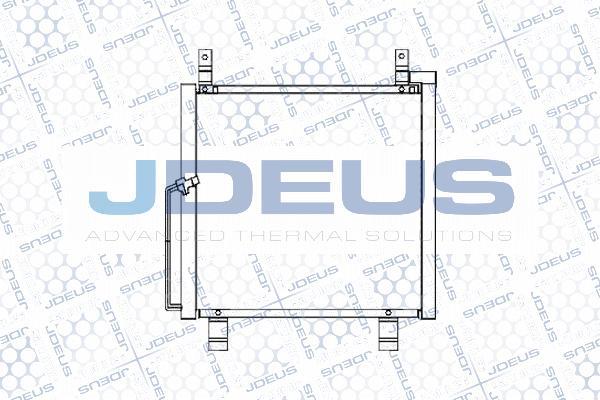 Jdeus 742M19 - Конденсатор кондиционера autosila-amz.com