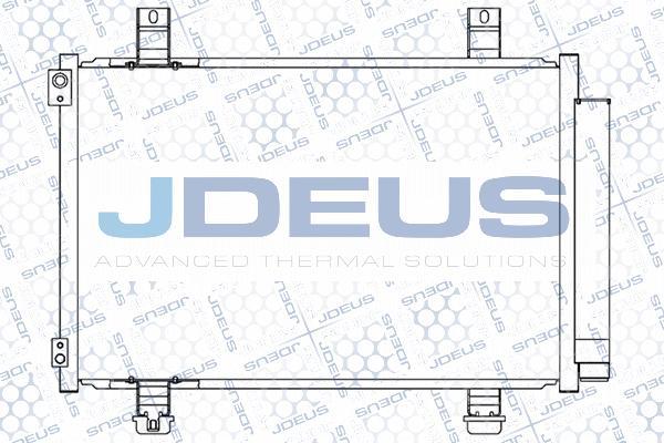 Jdeus 742M26 - Конденсатор кондиционера autosila-amz.com