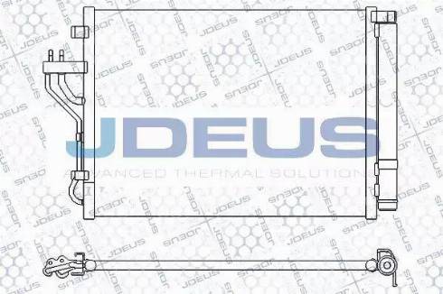 Jdeus 754M44 - Конденсатор кондиционера autosila-amz.com