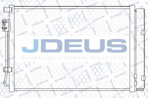 Jdeus 754M45 - Конденсатор кондиционера autosila-amz.com