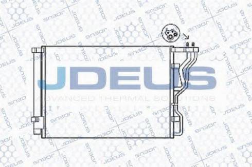 Jdeus 754M53 - Конденсатор кондиционера autosila-amz.com