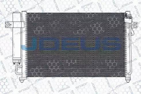 Jdeus 754M15 - Конденсатор кондиционера autosila-amz.com