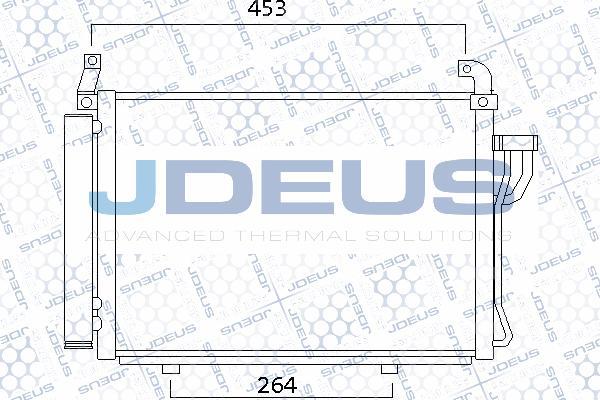 Jdeus 754M36 - Конденсатор кондиционера autosila-amz.com