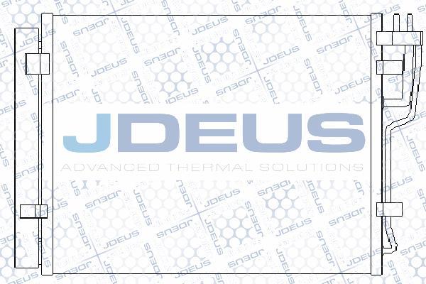 Jdeus 754M29 - Конденсатор кондиционера autosila-amz.com