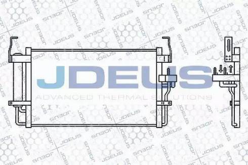 Jdeus 754M26 - Конденсатор кондиционера autosila-amz.com