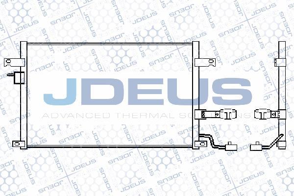 Jdeus 756M09 - Конденсатор кондиционера autosila-amz.com