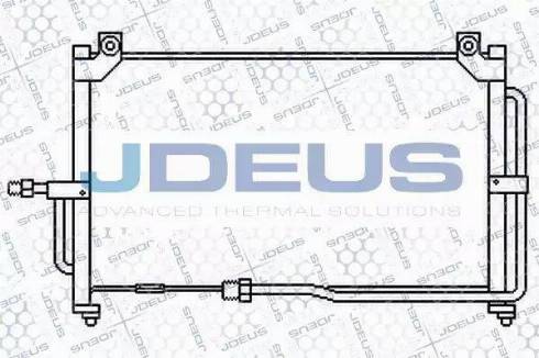 Jdeus 756M04 - Конденсатор кондиционера autosila-amz.com