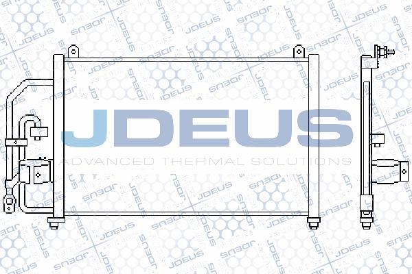 Jdeus 756M05 - Конденсатор кондиционера autosila-amz.com