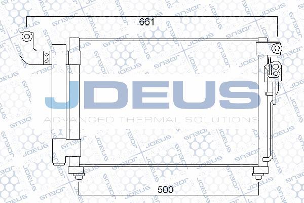Jdeus 765M05 - Конденсатор кондиционера autosila-amz.com
