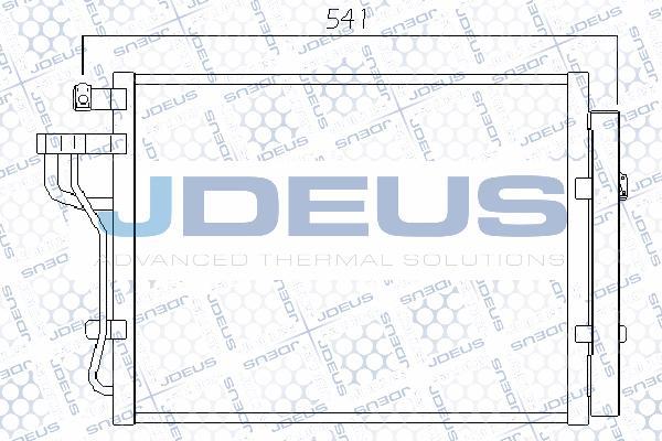 Jdeus 765M25 - Конденсатор кондиционера autosila-amz.com