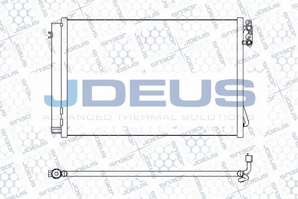 Jdeus 705M66 - Конденсатор кондиционера autosila-amz.com