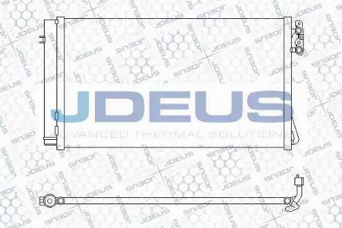 Jdeus 705M68 - Конденсатор кондиционера autosila-amz.com