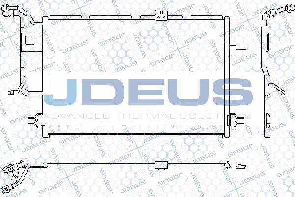 Jdeus 701M16 - Конденсатор кондиционера autosila-amz.com