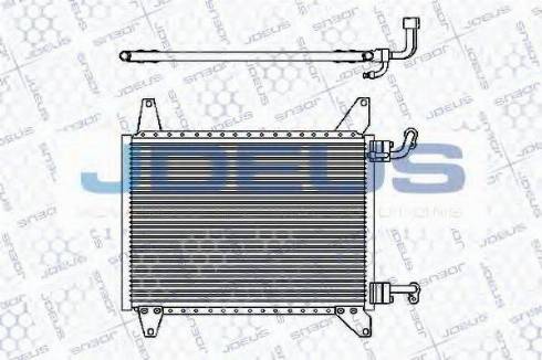 Jdeus 701M18 - Конденсатор кондиционера autosila-amz.com