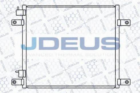 Jdeus 708M05 - Конденсатор кондиционера autosila-amz.com