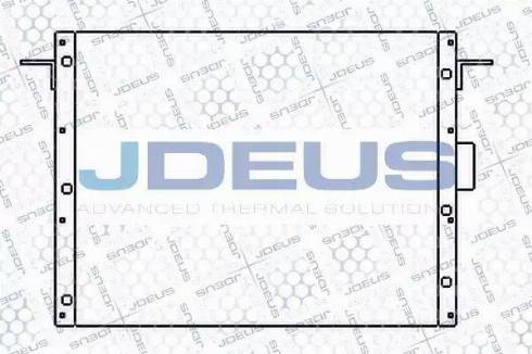 Jdeus 702M21 - Конденсатор кондиционера autosila-amz.com