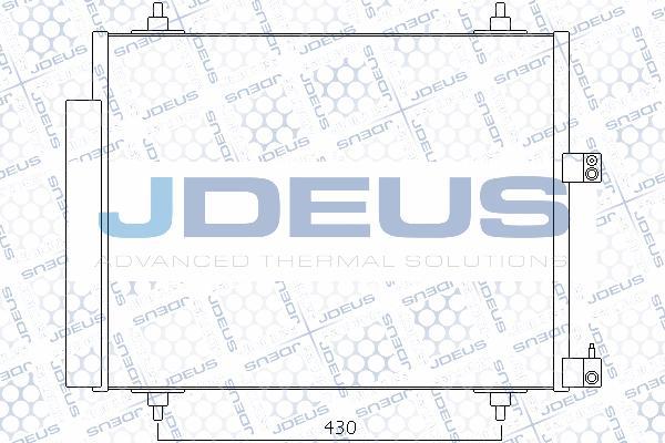 Jdeus 707M26 - Конденсатор кондиционера autosila-amz.com