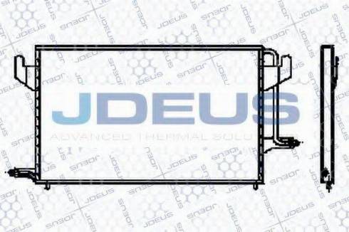 Jdeus 707V16 - Конденсатор кондиционера autosila-amz.com