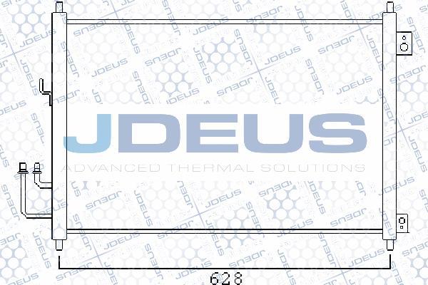 Jdeus 719M66 - Конденсатор кондиционера autosila-amz.com