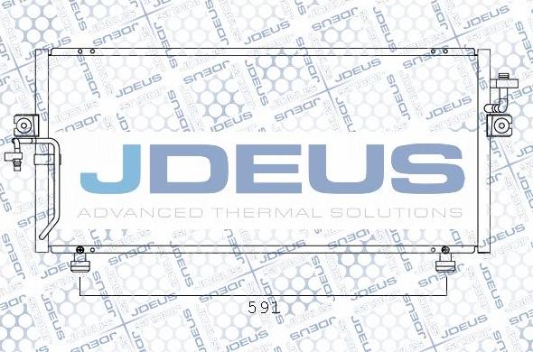 Jdeus 719M32 - Конденсатор кондиционера autosila-amz.com