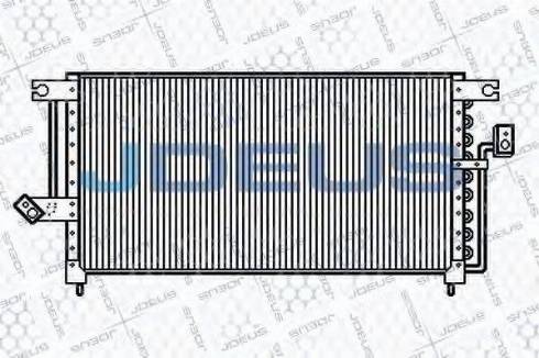 Jdeus 718M28 - Конденсатор кондиционера autosila-amz.com