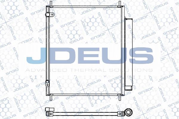 Jdeus 718M72 - Конденсатор кондиционера autosila-amz.com