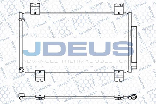 Jdeus 713M35 - Конденсатор кондиционера autosila-amz.com