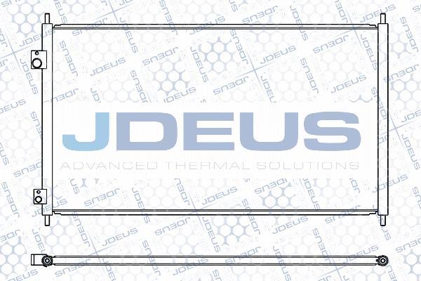 Jdeus 713M24 - Конденсатор кондиционера autosila-amz.com