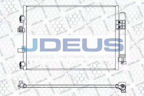 Jdeus 712M42 - Конденсатор кондиционера autosila-amz.com