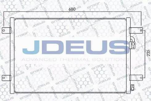 Jdeus 712M05 - Конденсатор кондиционера autosila-amz.com