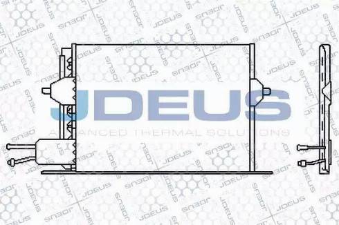 Jdeus 712M02 - Конденсатор кондиционера autosila-amz.com