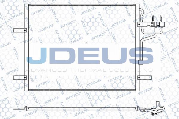 Jdeus 712M17 - Конденсатор кондиционера autosila-amz.com