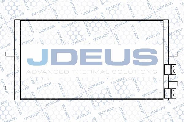 Jdeus 712M29 - Конденсатор кондиционера autosila-amz.com