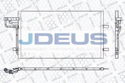 Jdeus 712M25 - Конденсатор кондиционера autosila-amz.com