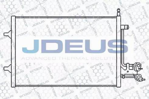 Jdeus 712M27 - Конденсатор кондиционера autosila-amz.com